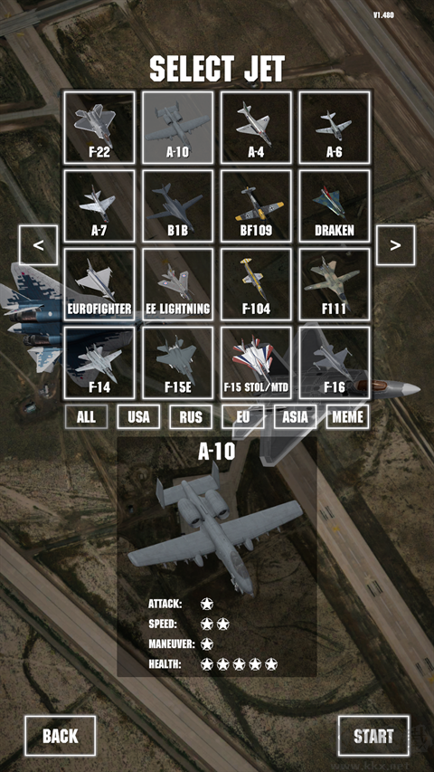 喷气式战斗机(Jet Attack Move)