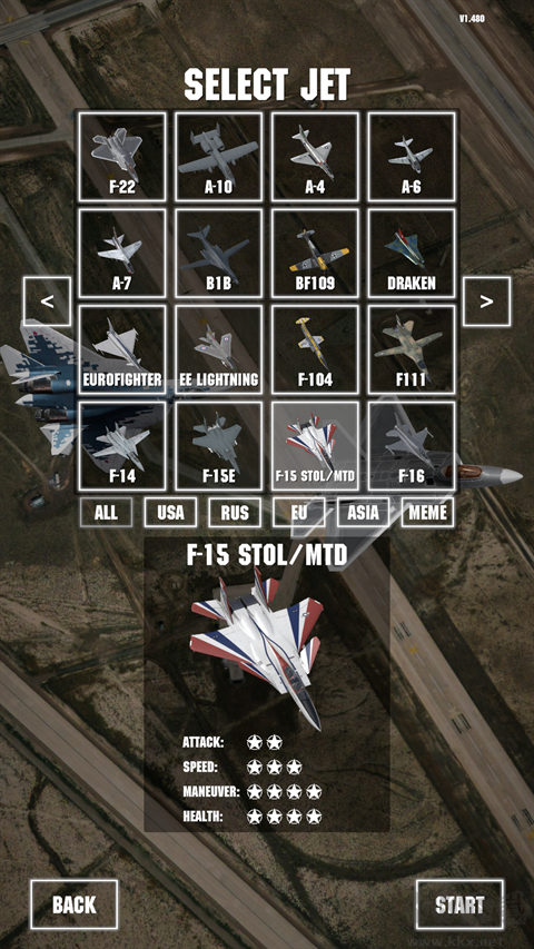 喷气式战斗机(Jet Attack Move)
