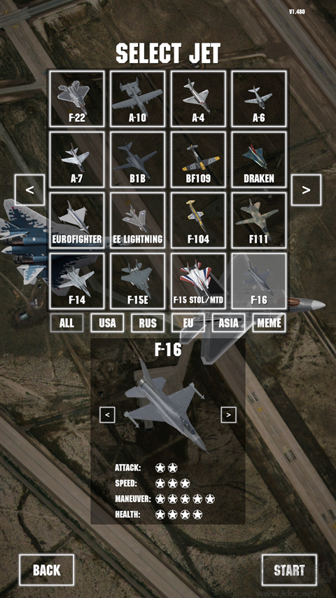 喷气式战斗机(Jet Attack Move)