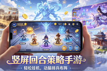 竖屏回合策略手游！轻松挂机，动脑排兵布阵