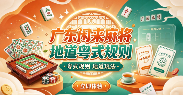 广东闲来麻将休闲竞技沉浸对局