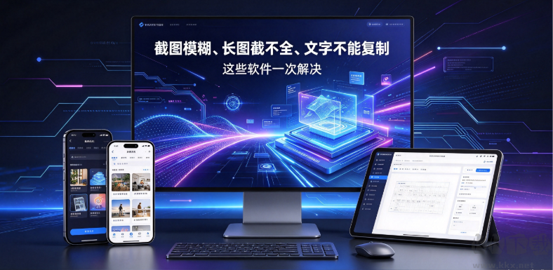 截图模糊、长图截不全、文字不能复制