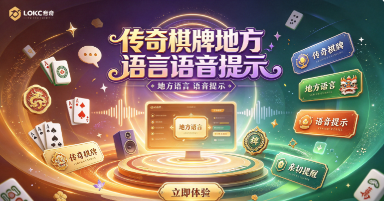 传奇棋牌地方语言语音提示-传奇棋牌同地域玩家切磋-传奇棋牌任务活动赢金币