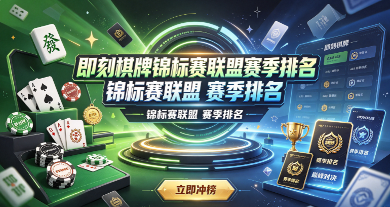 即刻棋牌锦标赛联盟赛季排名-即刻棋牌组队协作策略配合-即刻棋牌专业客服随时答疑