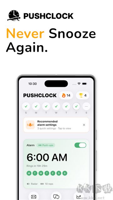 PushClock闹钟免费版