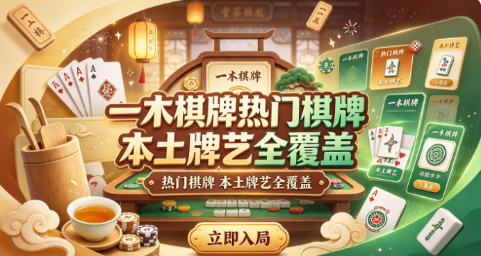 一木棋牌热门棋牌本土牌艺全覆盖-一木棋牌真人匹配亲友约局-一木棋牌智能风控赛事福利