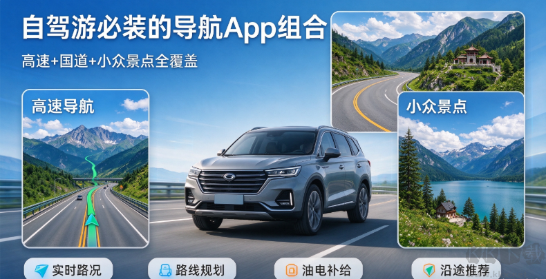自驾游必装的导航App组合