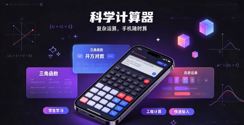 手机计算工具推荐‑多类型计算器合集‑随身数字运算APP大全