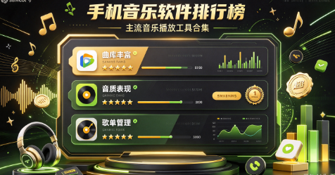 主流音乐播放软件汇总‑歌单管理工具合集‑手机高品质音乐APP大全