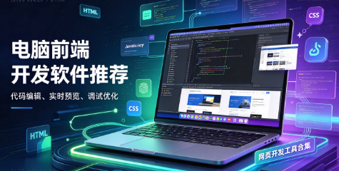 电脑前端开发软件合集‑网页代码编辑工具汇总‑前端开发编辑器推荐