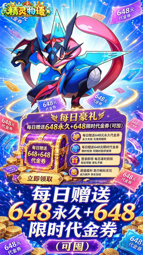 精灵物语（0.1折皮卡丘送1296）