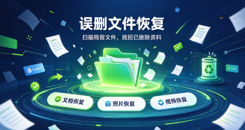 电脑数据恢复软件合集‑误删文件找回工具汇总‑PC硬盘数据恢复推荐
