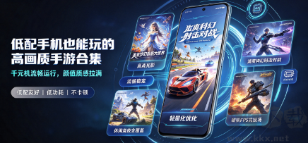 低配手机也能玩的高画质手游合集