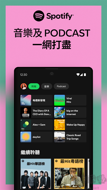 Spotify(声破天)