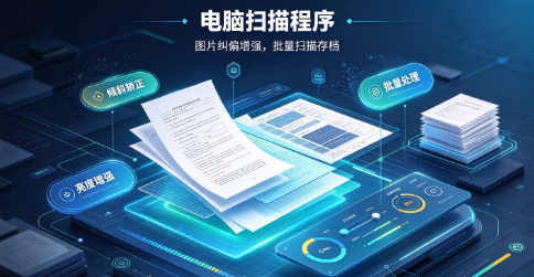 电脑文档扫描程序合集-多格式导出-纸质材料电子化软件大全