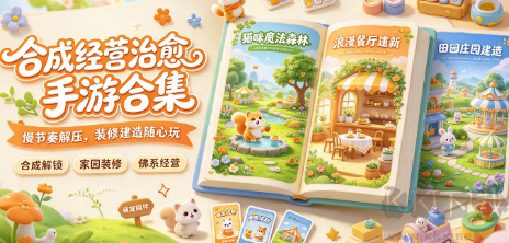 合成经营治愈手游合集｜慢节奏解压，装修建造随心玩