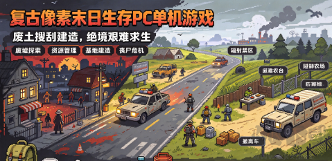 复古像素末日生存PC单机合集｜废土搜刮建造，绝境艰难求生
