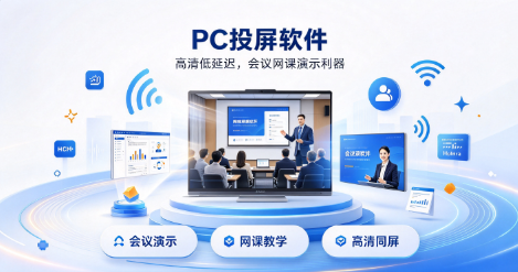 电脑屏幕投屏软件排行榜-窗口单独投屏-会议直播投屏工具汇总