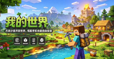 低配置也能玩的开放世界手游｜大世界自由探索，老手机流畅跑