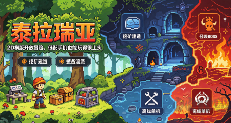 低配置也能玩的开放世界手游｜大世界自由探索，老手机流畅跑