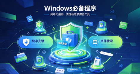 Windows新机必备程序推荐-卸载清理格式转换-电脑日常办公工具汇总