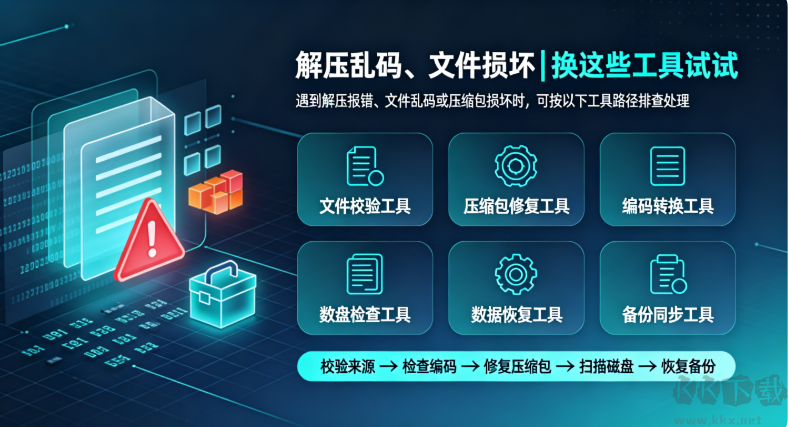 解压乱码、文件损坏