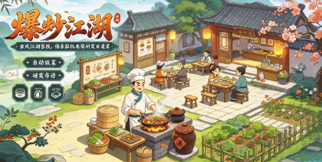 美食开店经营手游｜烟火小店慢经营，打造专属美味店铺