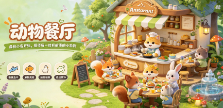 美食开店经营手游｜烟火小店慢经营，打造专属美味店铺
