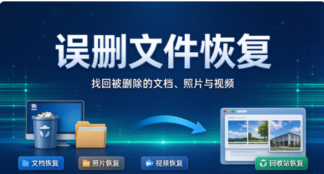 电脑硬盘恢复软件推荐-误删资料找回扫描-外接存储数据恢复软件汇总