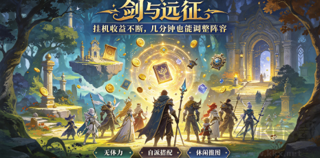 无体力限制放置挂机手游|告别每日强制任务,上线收菜即可