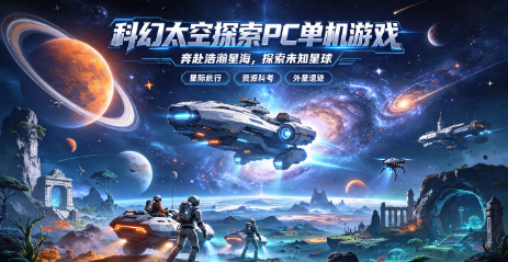 科幻太空探索PC单机游戏｜奔赴浩瀚星海，探索未知星球