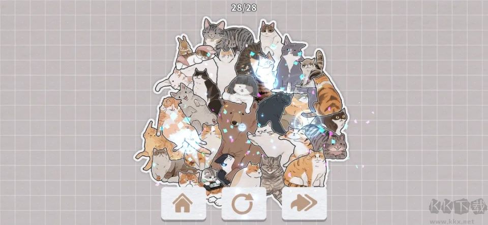 挤在一起的猫猫