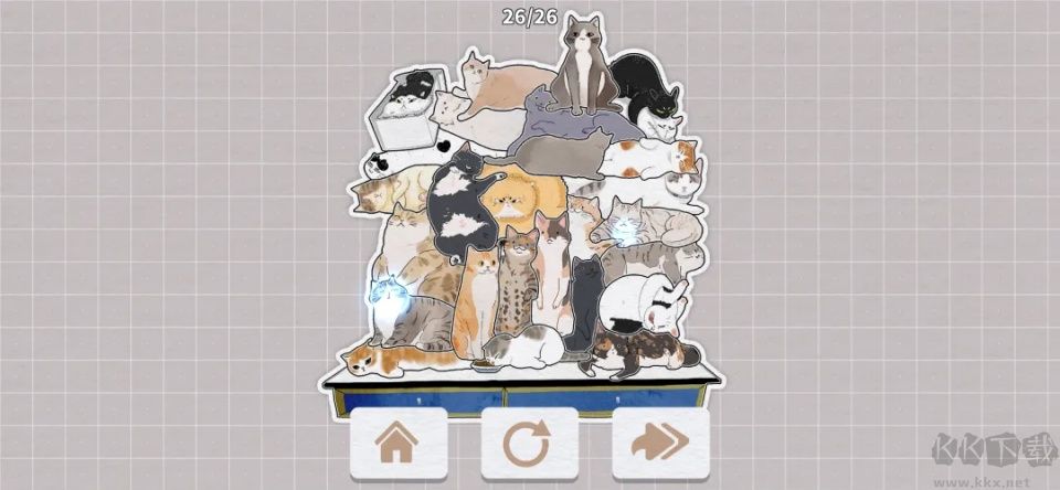 挤在一起的猫猫