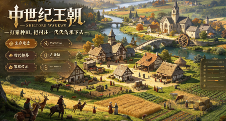 中世纪村庄建造经营游戏