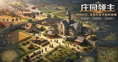 中世纪村庄建造经营游戏
