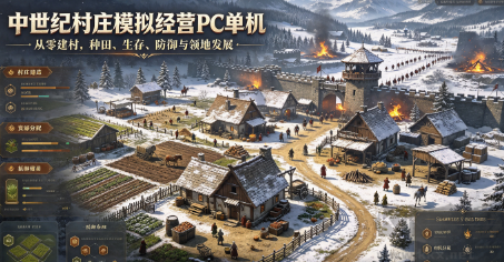 中世纪村庄建造经营游戏