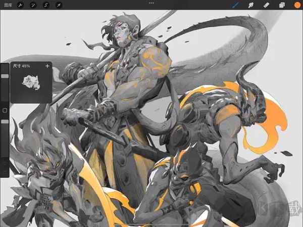 procreate插画创作